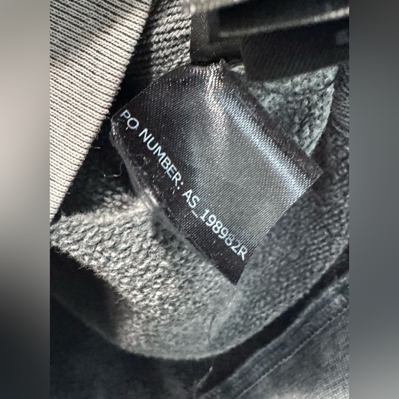 All Saints Leti Freida Side-Snap Gray Crewneck Cotton Sweatshirt - Picture 9 of 10